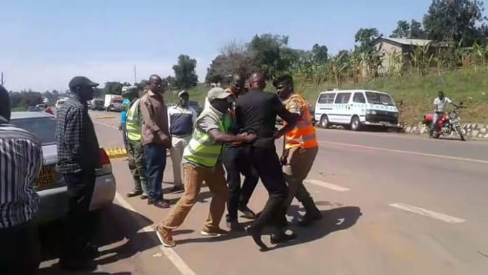 Arrested UPDF Soldier