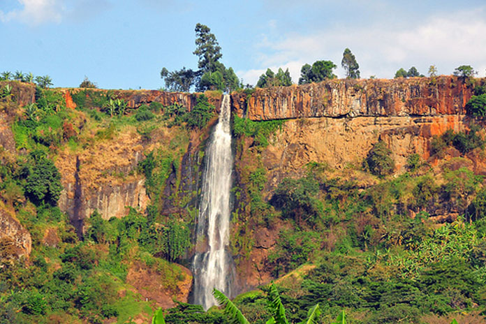 Sipi Falls in Uganda