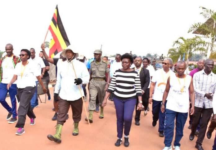 Museveni Walking