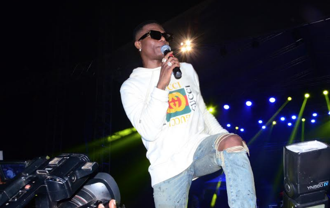 Wizkid in Kampala