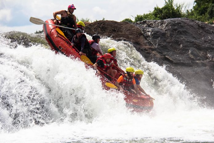 Rafting the Nile in Uganda