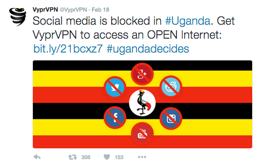 Social Media is Blocked in Uganda