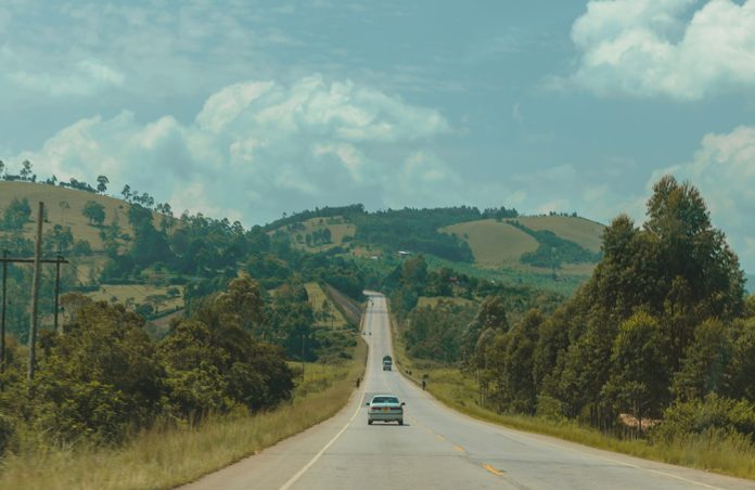 Driving in Uganda